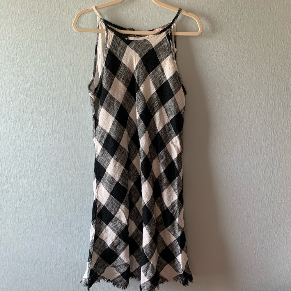 NWT Philosophy buffalo plaid sleeveless dress sz10